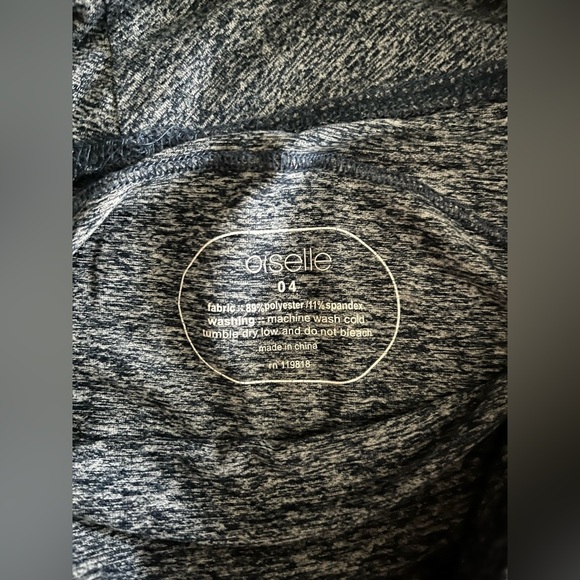 Oiselle Women’s Lux Skirt Blue Heathered Straight Stretch Athleisure - Size4 - Picture 3 of 6